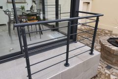 Pose d'une balustrade extérieur
